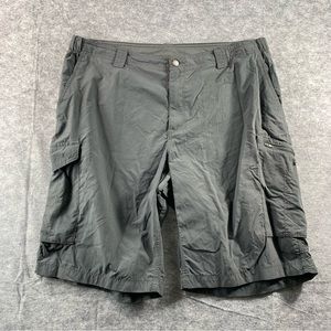 Columbia Mens Dark Grey 12 in‎ inseam Performance Cargo Utility Shorts Size 40
